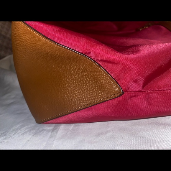 Michael Kors Pink Nylon Leather Large Tote Bag - Picture 5 of 13